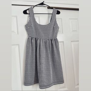 forever21 gingham babydoll dress